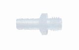 1/4-28 Threads .118" ( 3.0 mm) / 1/8" Barb / PCTFE BARBED FITTING, 3MM