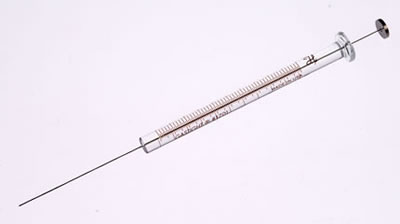 Шприц, встроенная игла с тефлоновым покрытием, модель 1701NTLC, объем 10 мкл (26s/51/3T) / 1701 NTLC 10µL (26s/51/3T)