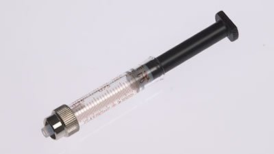 1.25 mL, Model 1001.25 TLL SYR, Instrument Syringe / 1002.5TTL SYR 30MM