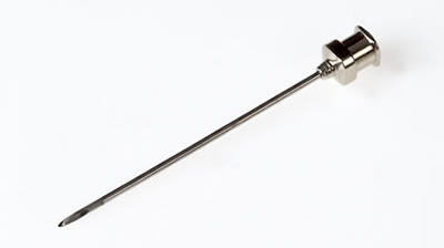 18 gauge, Metal Hub NDL, 2 in, point style 2, 6/PK / N NEEDLE (18/51/2) 6/Pk